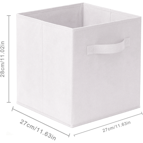 AINPECCA (White) 4X Foldable Storage Collapsible Box Home Clothes