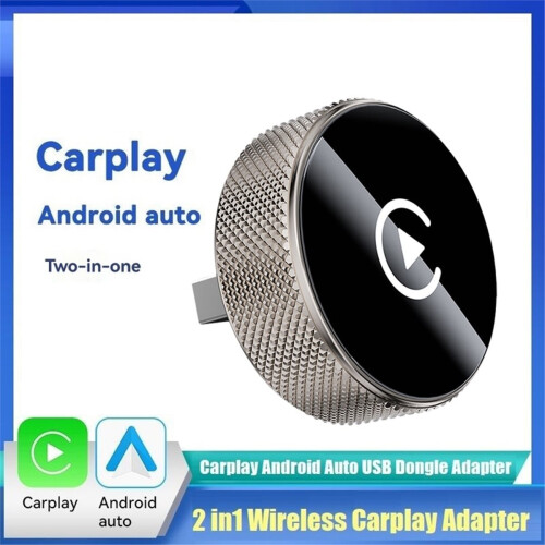 Bezprzewodowy adapter CarPlay Android Auto USB 2w1 Dongle B 1