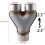 51 63 76MM Y-rør dobbelt udløbsdæmperspids 4