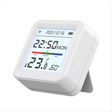 Tuya WiFi Temperatur- und Feuchtigkeitssensor Smart Life Hintergrundbeleuchtungs-Hygrometer