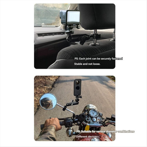 Suporte para câmera de carro e motocicleta 2