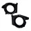 Front LED Headlight Mounting Bracket Kit 1