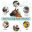 Breathable Mesh Dog Muzzle Anti-Bite Strap Dog Mouth Cage Gray,M 2