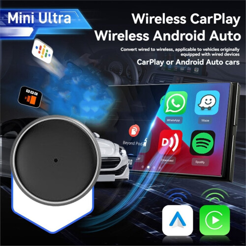 Ultra3 Wireless Carplay Android Auto/Carplay USB Dongle Smart AI Box 2