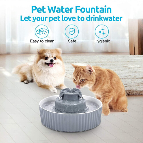 2.1L Ceramic Cat Bowl Activated Carbon Filter 2