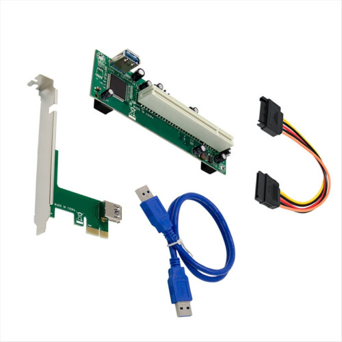 Κάρτα επέκτασης προσαρμογέα ST45 PCIe X1 σε PCI για επιτραπέζιους υπολογιστές 2