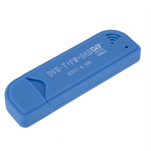 Ψηφιακός δέκτης 820T2 SDR USB 2.0 με κεραία και αξεσουάρ τηλεόρασης