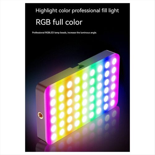 Φωτιστικό βίντεο LED M160 RGB 2700-6500K για φορητή φωτογραφία 2