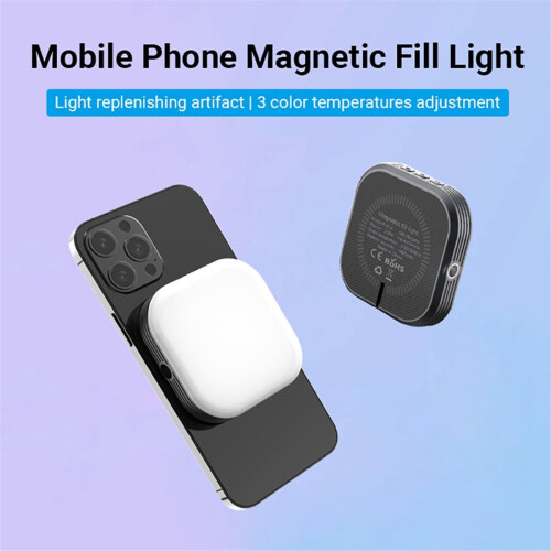 1000 mAh oplaadbare driekleurige temperatuur selfielamp 2