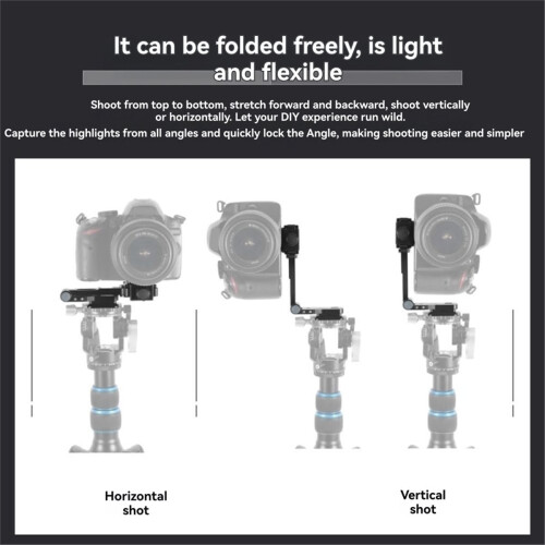 Folding Camera L Holder with 1/4 Screws 2