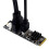 Κάρτα επέκτασης προσαρμογέα PCIe σε USB 3.1 με κλειδί M.2 M, ΤΥΠΟΣ C 19 20PIN 3