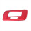 Car Rear Reading Lamp Decorative Cover Red 1