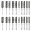 Ensemble de 20 brosses métalliques pour perceuse 1