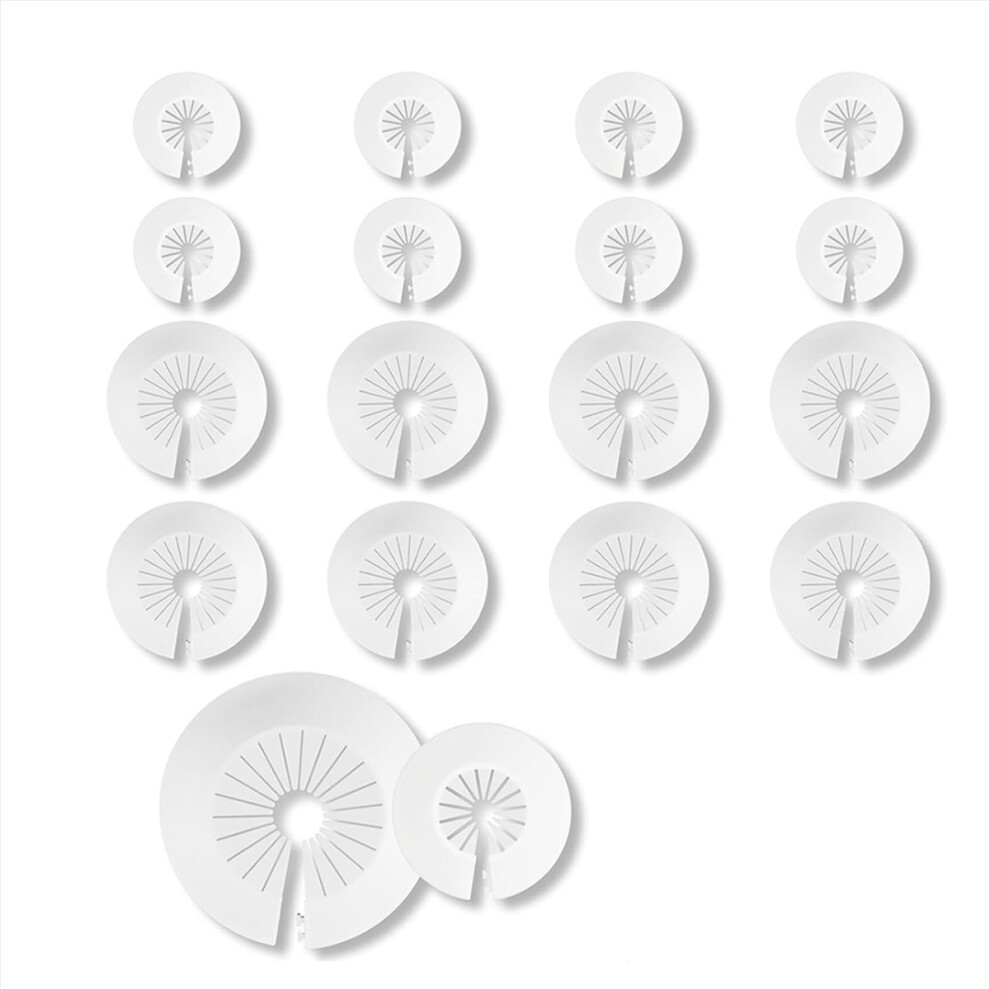 Plumbing Cover Plates Plastic Escutcheon Plate Flange Pipe Covers 4851004411929