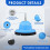 Wheel Hub Brush Cleaning Rotor Rust Grinding Removal Tool 4