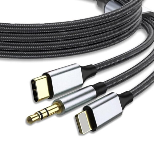 Kabel USB C na rozhraní pro samec a audio adaptér 2