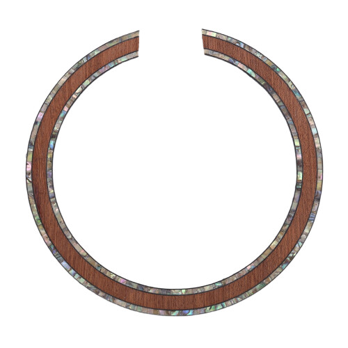 Innerdiameter 110 mm färgglatt skalträ gitarrmunstycke 1