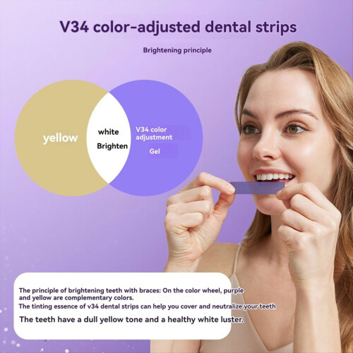 Teeth Repair Strips Instant Whitening Teeth Strips Whitening Set 2