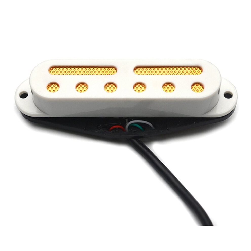 6 Hole+2 Groove Mini Humbucker with Gold and Silver Pad,A-image-OPC-PMT86CC-NEW