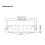 6-håls + 2-spårs mini-humbucker med guld- och silverdynor, B 4