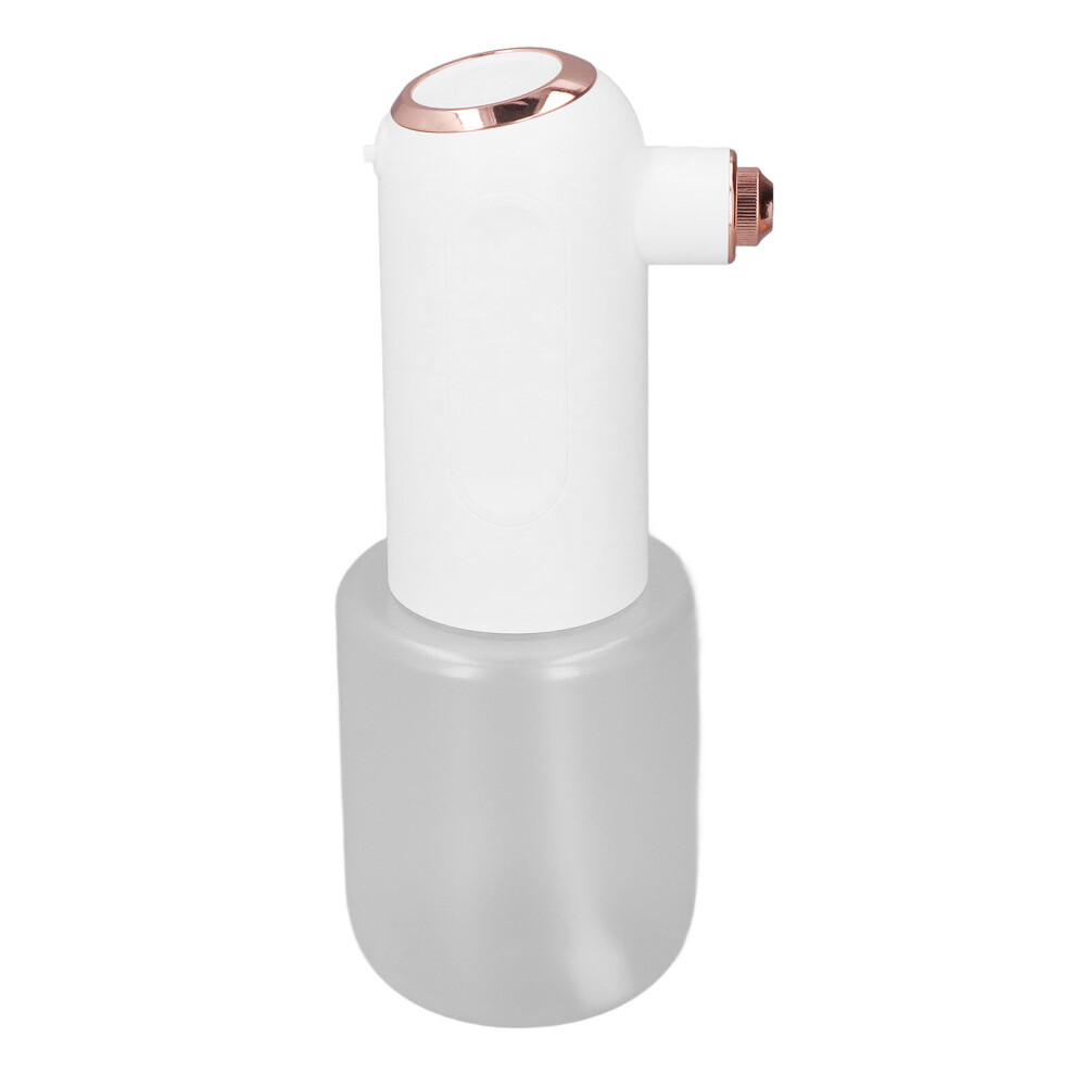 Unisex White 430Ml Electric Foaming Shampoo Dispenser, 1200Mah Rechargeable