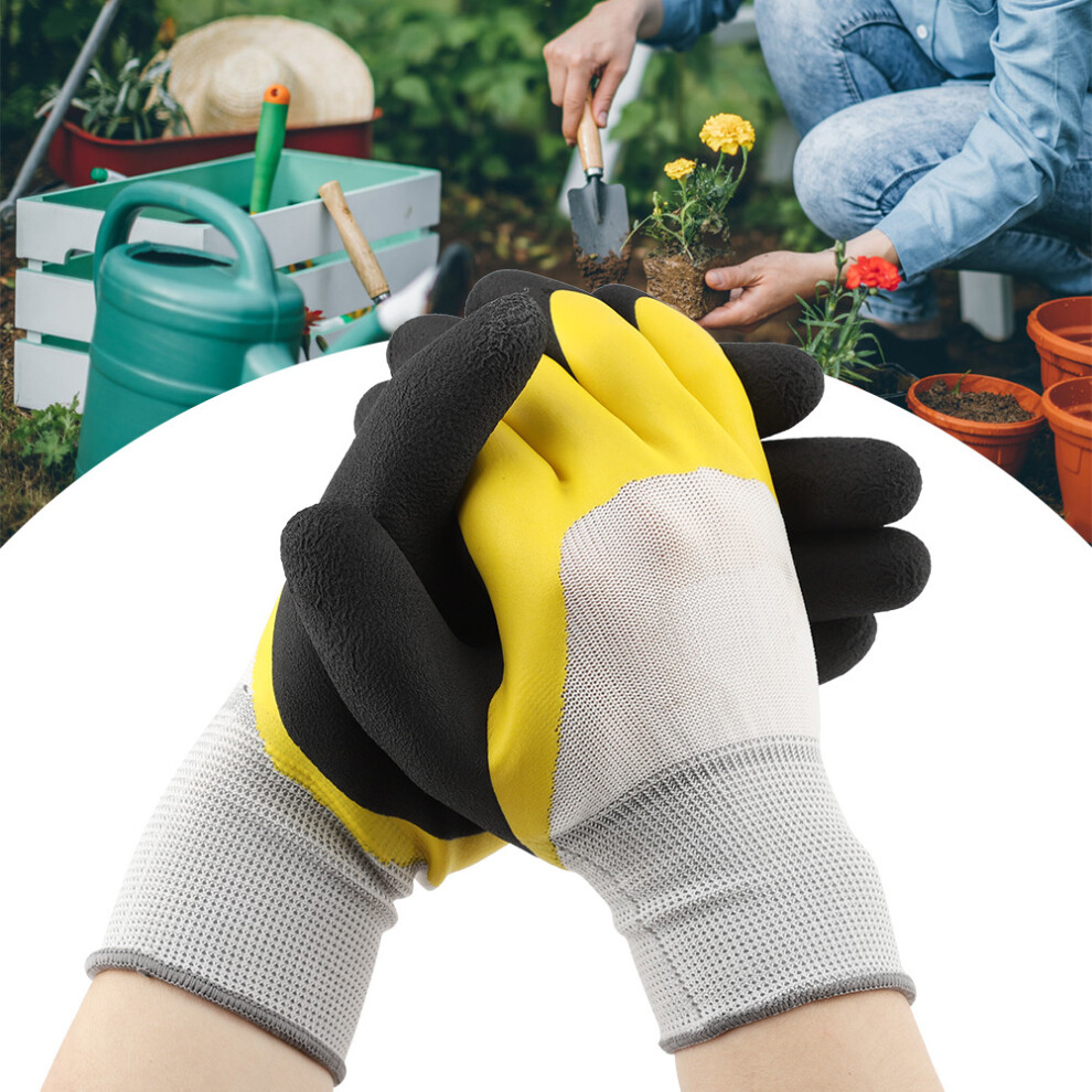 1Pair Non Slip Wear Resistant Labor Work Garden Gloves Handling Gloves
