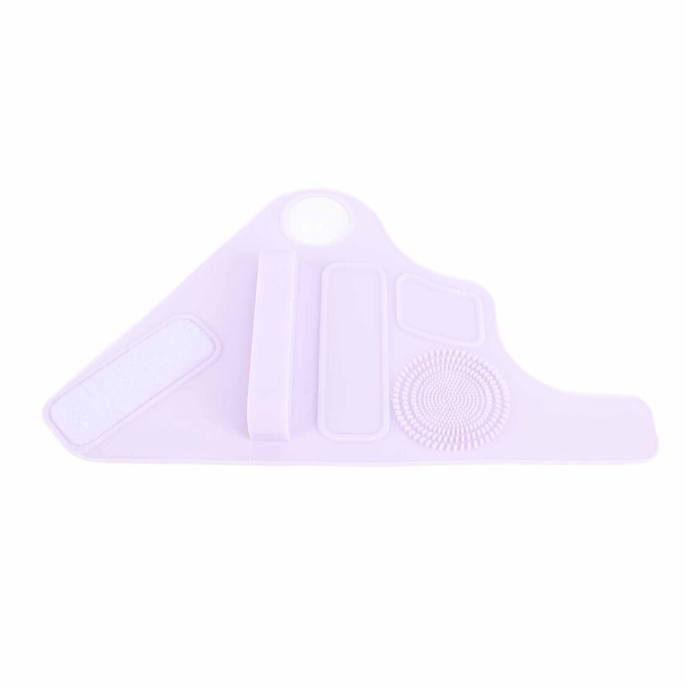 Purple Silicone Makeup Palette Wristband 14X24cm For Foundation Concealer