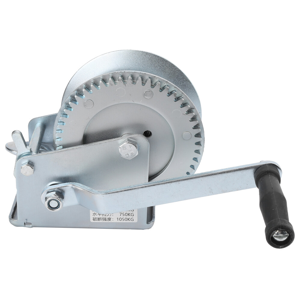 Manual Winch 1600lbs Self Locking Hand Crank Lifting Tool, 8m Rope-image-OPC-PMT8F22-NEW