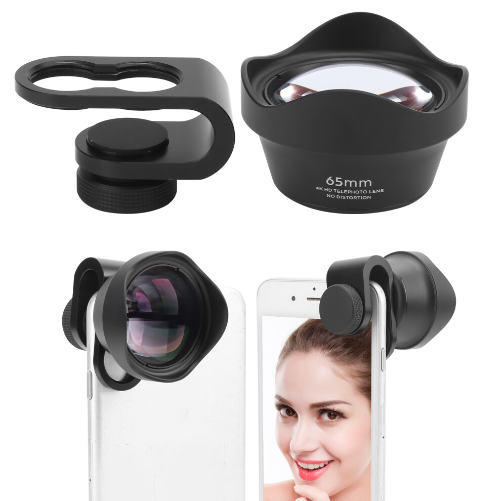 65Mm Portrait Telephoto Lens For Phones & Ios Ipads External Aspherical Design 3661359006500