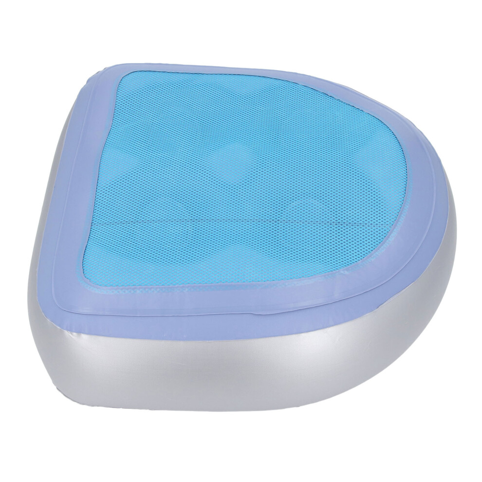 Blue Inflatable Hot Tub Booster Seat With Suction Cups, 47X37x15cm