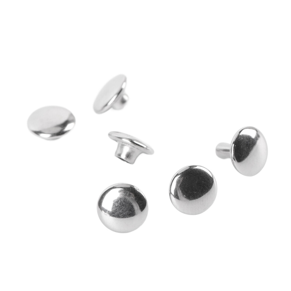 500Pcs Stainless Steel Double Sided Rivets For Leather Craft, 7X6mm 4991359008792