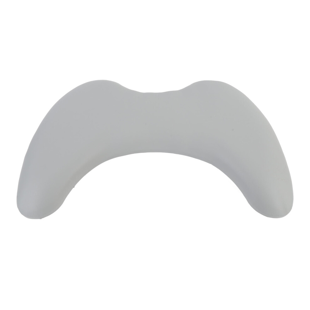 Gray Detachable U-Shaped Manicure Arm Rest Pillow Pu Leather For Nail Salon