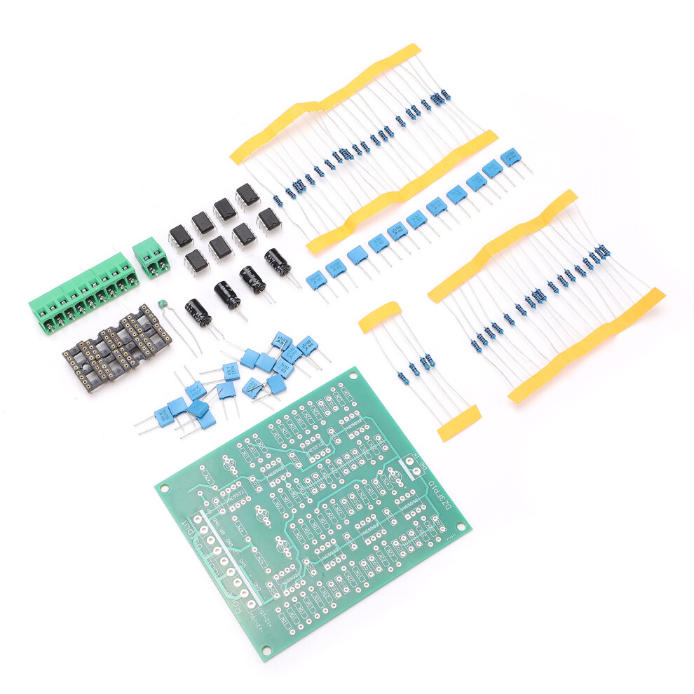 Diy Audio Preampliï¬Er 3-Channel Ne5532 Op Amp Module Dual Dc9-15V -24Db 9491359010276