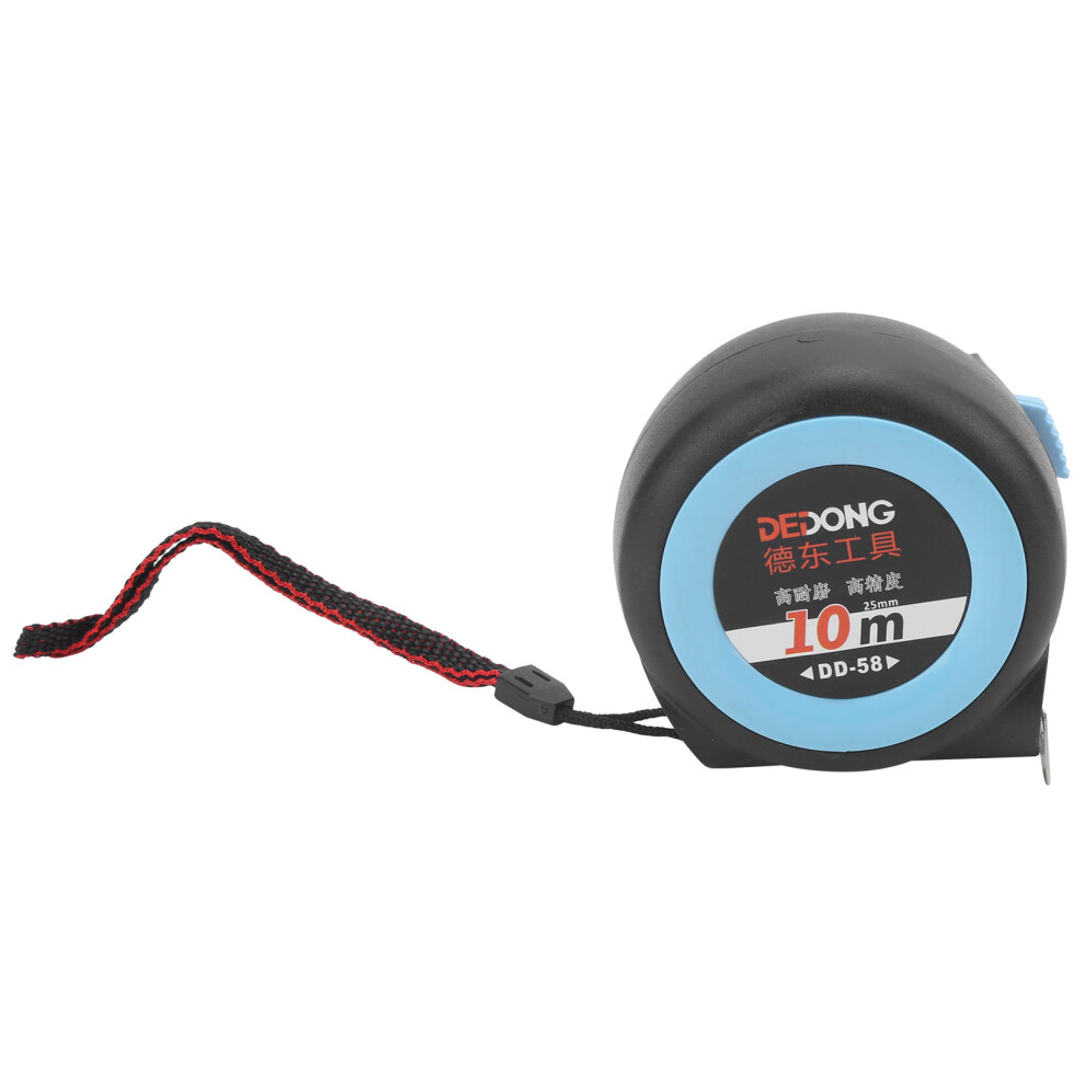 Construction Tape Measure 32.8Ft Locking Precise 10M X 25Mm Hard Retractable 8711359010924