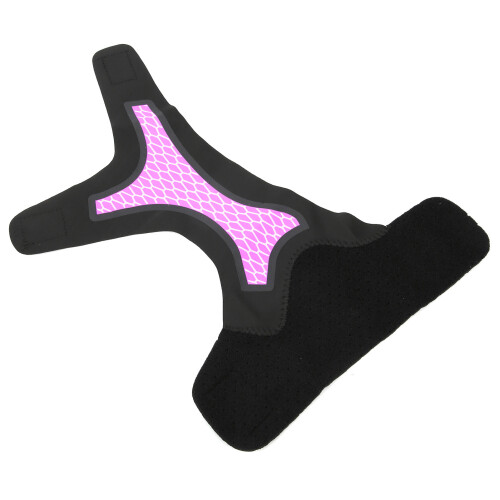 Adjustable Breathable Nylon Ankle Support Brace for Left Foot (L)