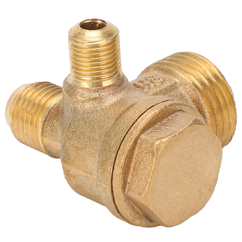 Brass 3-Way Check Valve For Air Compressor G1/2 M14 M10 10Mm 9321359011563