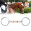 Edelstahl Pferd Loose Mouth Roller Bit - 11,5 cm 9