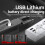 U-Shaped Multimeter Clamp Meter AC/DC Current Voltage Tester 15cm Black 12
