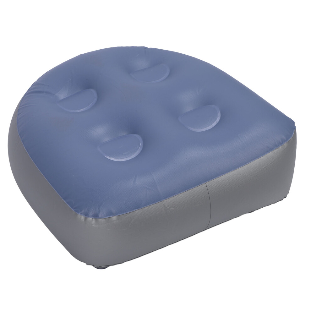 Inflatable Spa Cushion Hot Tub Mat Water-Resistant Backrest Pillow Blue