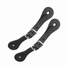 Echte Leder Pferdesporenriemen - Verstellbar & Langlebig Reitsportausrüstung UK