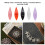 Plastic Tatting Shuttle 5 Pack Hand DIY Lacemaking Tools for Sewing Australia 12