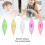 DIY Lacemaking Tatting Shuttle Set 5PCS Plastic Hand Craft Tool Kit 11