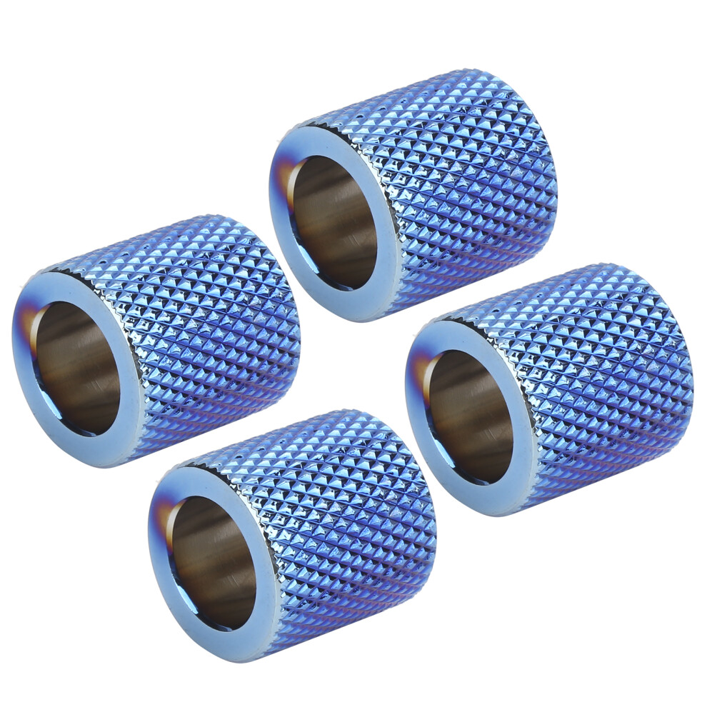 Car Interior Decor 4Pcs Aluminium Alloy Headrest Rings For Suv Truck Bluing 5011359013493