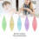 5Pcs Tatting Shuttle Set Plastic Hand DIY Lacemaking Sewing Accessories 12308 12