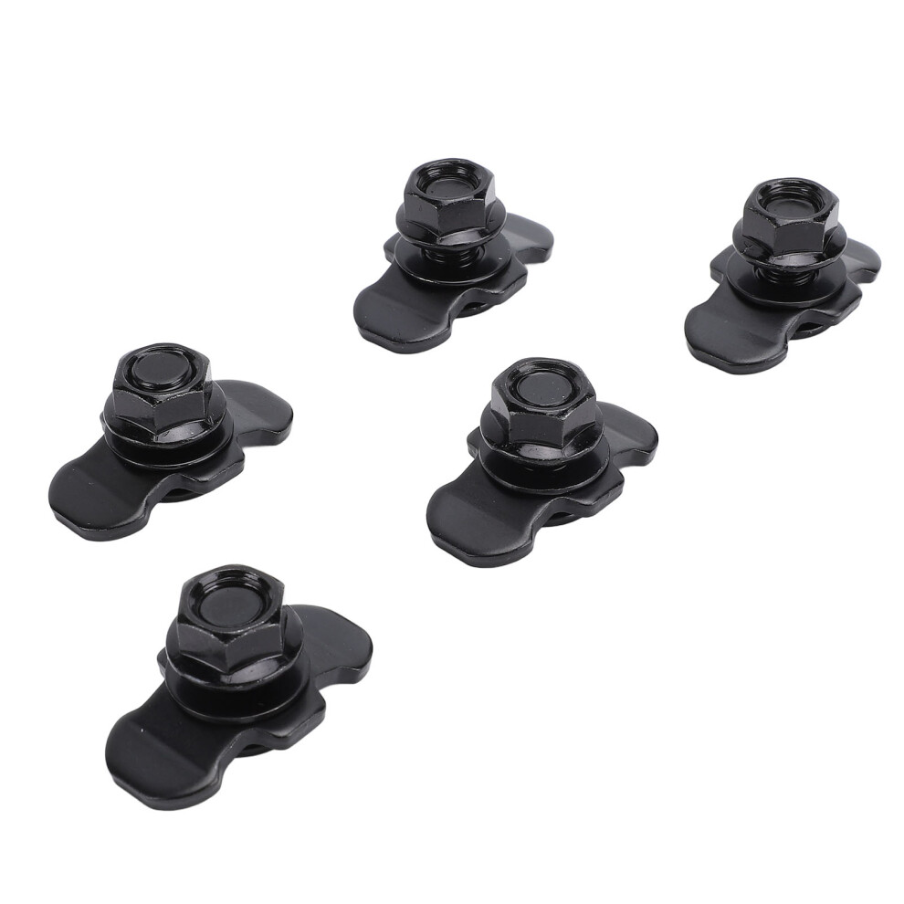 M10x20mm Threaded Stud Nuts Kit Set Of 5 For L Track Rv Trailer Atv Black 5001359013913