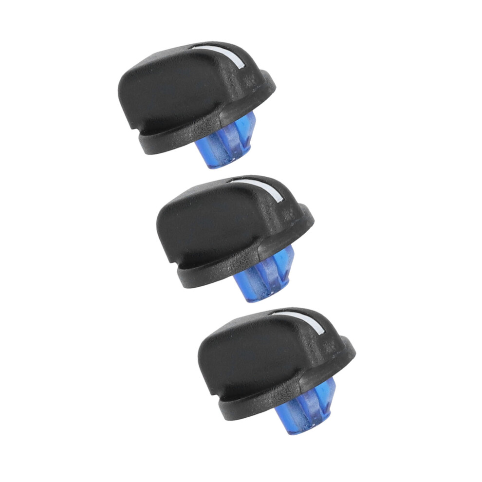 Fit Jeep Wrangler 3Pcs A/C Heater Fan Speed Control Knobs Set 7631359018342