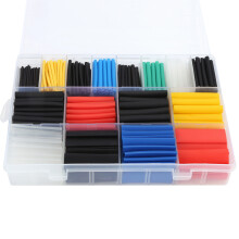 580Pcs Colorful Heat Shrink Tubes Nylon Insulation Sleeves 2:1