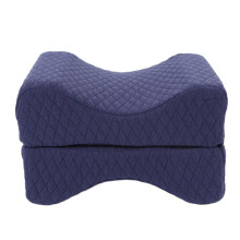 Memory Foam Knee Pillow for Side Sleepers, 52x20cm, Ergonomic Curved Support