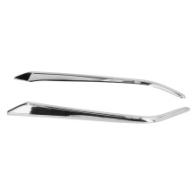 2 Stück Chrome ABS Nebelscheinwerfer-Augenlid-Trim für Mazda CX‑3 2015–2019
