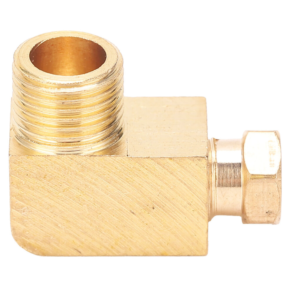 Oil Pipe Brass Elbow Fitting Rectangular Block Connector Pl410 7891359018500